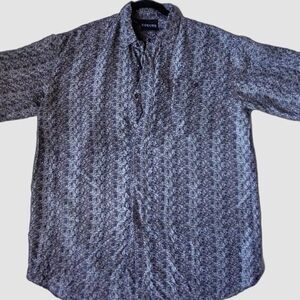Vintage Colore Italia 100% Silk Button Up Size Large